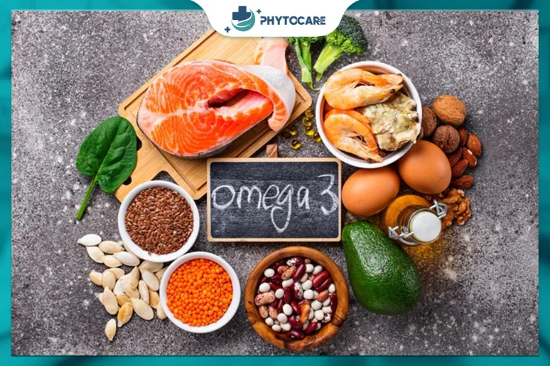 Cá, các loại hạt và thực phẩm giàu omega-3 cho người bị vảy nến